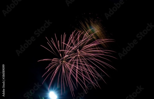 fireworks in the sky