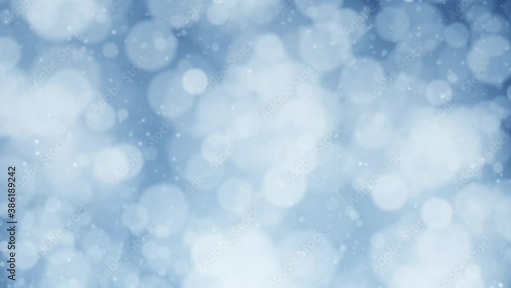 Beautiful abstract blue colored blurry circle bokeh motion background. Christmas and New Year copy space decoration animation. Beautiful abstract blue colored blurry circle bokeh motion background. Christmas and New Year copy space decoration animation.