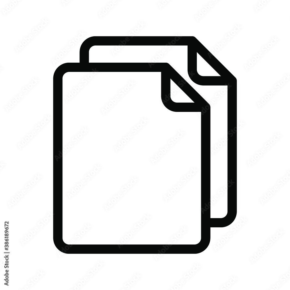 Document vector icon. file icon. Illustration isolated for graphic and web design. Document vector icon. file icon. Illustration isolated for graphic and web design.
