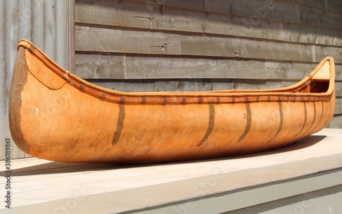 real indigenous canoe