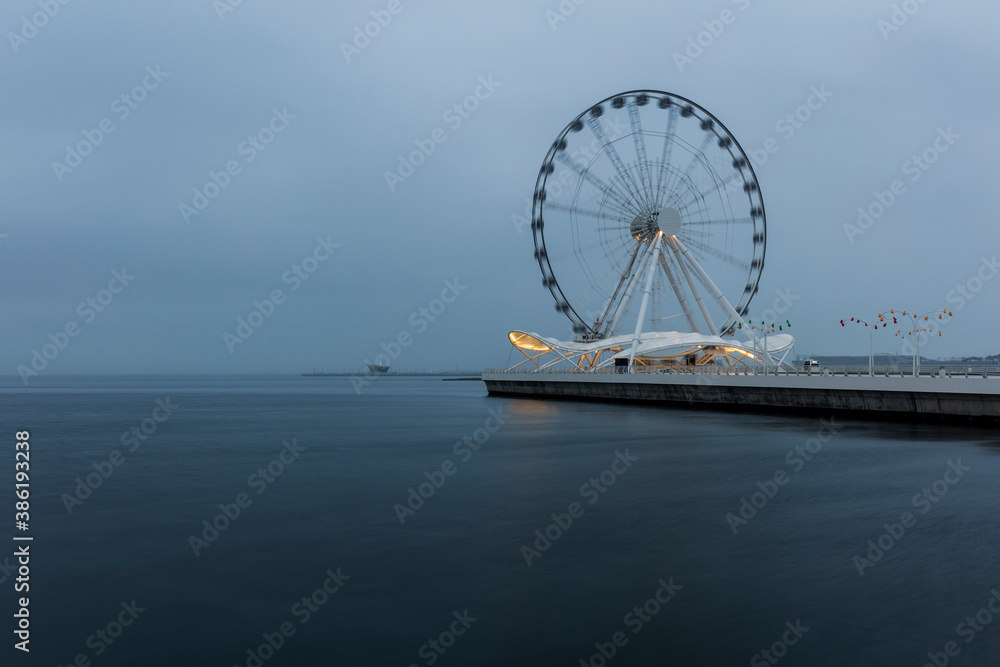 The Baku Ferris Wheel in Azerbaijan