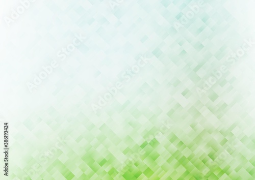 Light Green vector cover in polygonal style.
