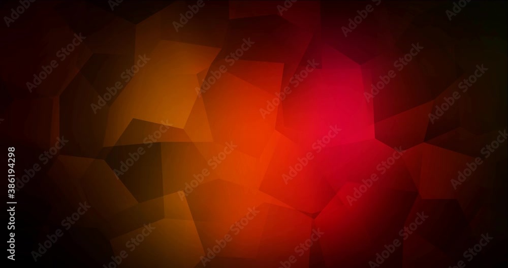 4K looping dark red, yellow polygonal video sample. Flowing colorful lights in motion style with gradient. Design for presentations. 4096 x 2160, 30 fps. Codec Photo JPEG. 4K looping dark red, yellow polygonal video sample. Flowing colorful lights in motion style with gradient. Design for presentations. 4096 x 2160, 30 fps. Codec Photo JPEG.
