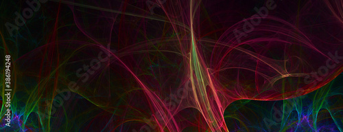 Computer generated fractal abstract background