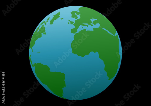 El planeta Tierra en el universo