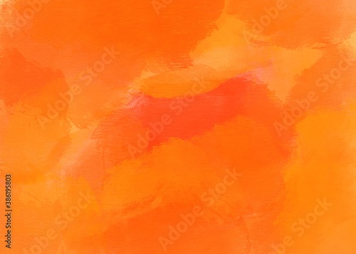 Orange illustration wallpaper color  © moonlightfever