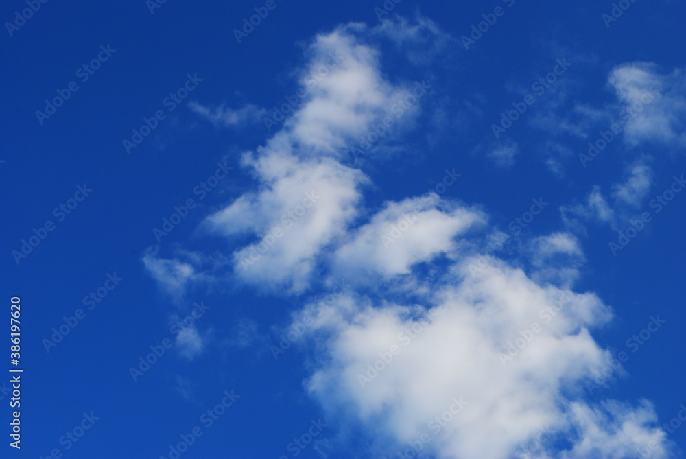 Obraz premium sky clouds gray white background