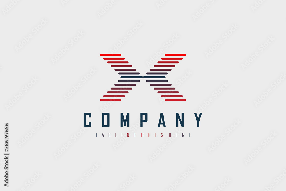 Abstract Initial Letter X Logo. Red and Blue Geometric Striped Lines Arrow Infinity Style. Usable for Business and Technology Logos. Flat Vector Logo Design Template Element. Abstract Initial Letter X Logo. Red and Blue Geometric Striped Lines Arrow Infinity Style. Usable for Business and Technology Logos. Flat Vector Logo Design Template Element.