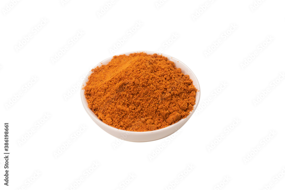 Paprika in a bowl. Paprika in a bowl.