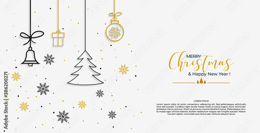 decorative merry christmas abstrack background happy new year banner decorative merry christmas abstrack background happy new year banner