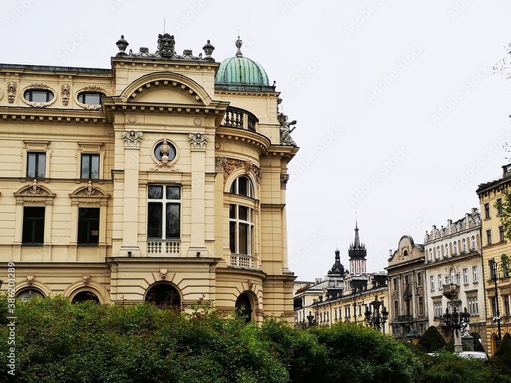 Obraz premium warm autumn day in Krakow