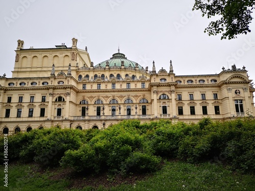 warm autumn day in Krakow