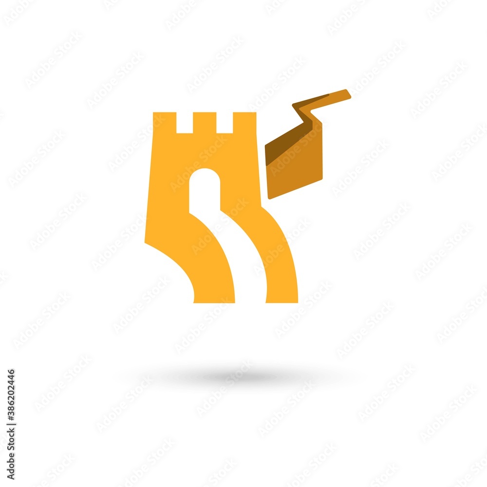 Great wall of china icon vector. Trendy flat great wall of china icon from asian collection isolated on white background. Vector illustration. Great wall of china icon vector. Trendy flat great wall of china icon from asian collection isolated on white background. Vector illustration.