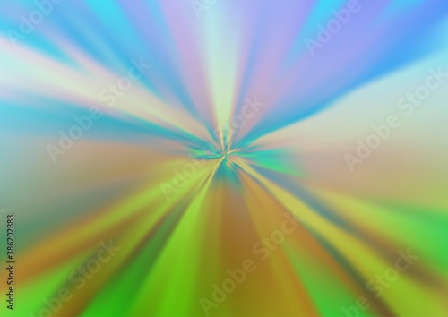 Light Blue, Green vector blurred and colored template.