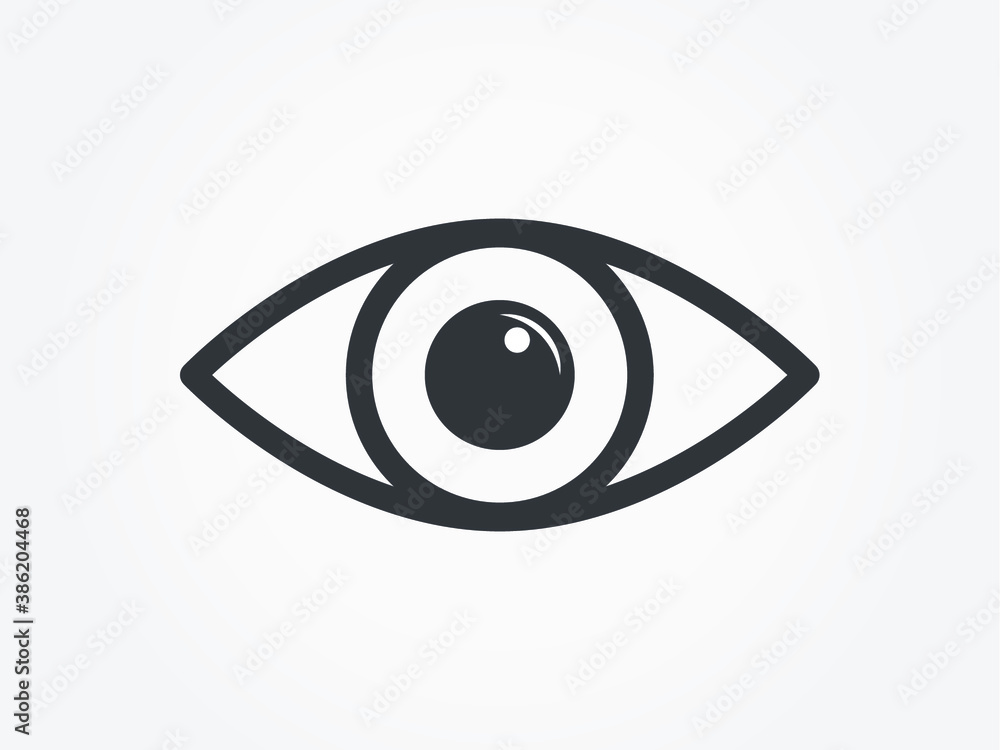 eye symbol vector eye symbol vector