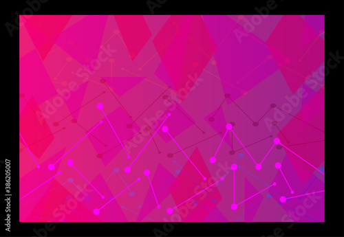 Abstract technological innovation with connected line and dots. futuristic - flyers - banners - backgrounds - web. headline