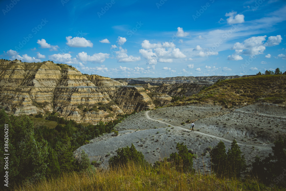Hiking through the badlands of North Dakota's Theodore Roosevelt National Park! Hiking through the badlands of North Dakota's Theodore Roosevelt National Park!