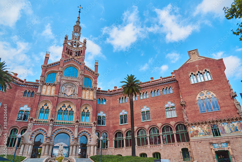 Hospital de la Santa Creu i Sant Pau in Barselona