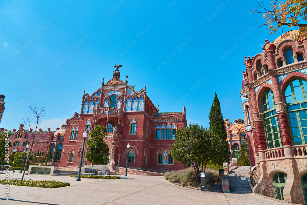 Hospital de la Santa Creu i Sant Pau in Barselona