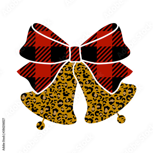 Christmas bells with a bow