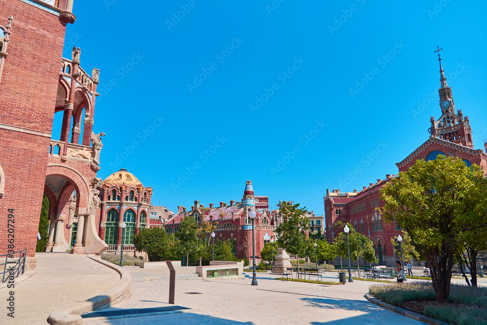 Obraz premium Hospital de la Santa Creu i Sant Pau in Barselona