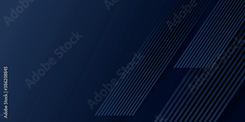 Modern dark blue business abstract background with diagonal lines. Suit for social media post stories and presentation template.
