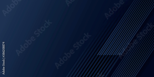 Modern dark blue business abstract background with diagonal lines. Suit for social media post stories and presentation template.