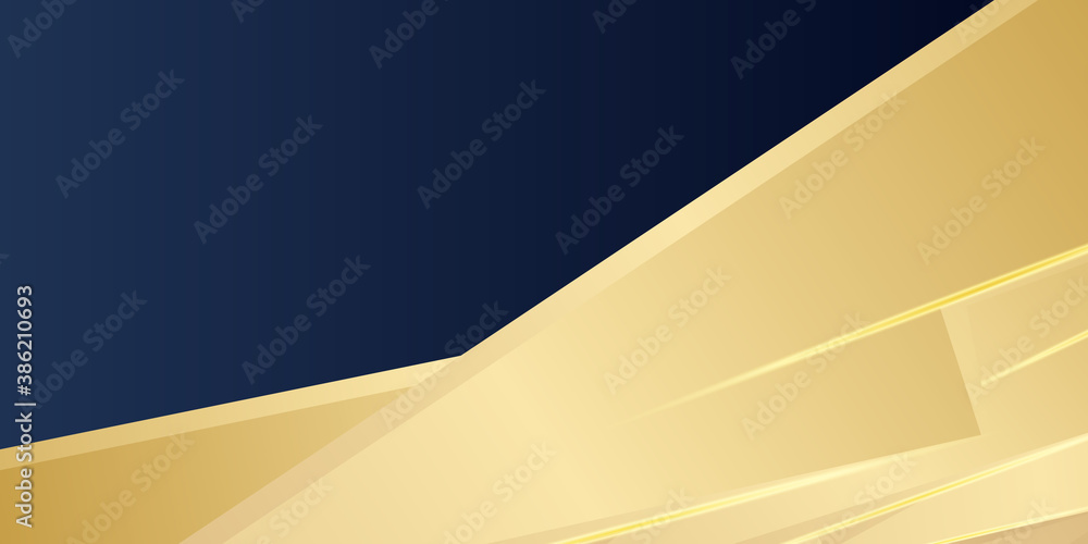 Blue and gold abstract background. Modern abstract black background with gold line composition. Luxurious dark black with golden line background Blue and gold abstract background. Modern abstract black background with gold line composition. Luxurious dark black with golden line background