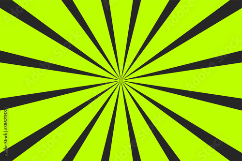 Pop art banner with rays. Explosion poster. Comic pattern with sunburst