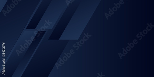 Abstract polygonal pattern luxury dark blue with arrow shapes 