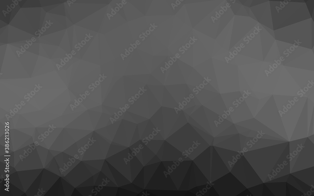 Dark Silver, Gray vector blurry triangle texture. Dark Silver, Gray vector blurry triangle texture.