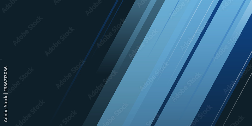 Obraz premium Blue geometric technological background. Template brochure and layout design vector illustration
