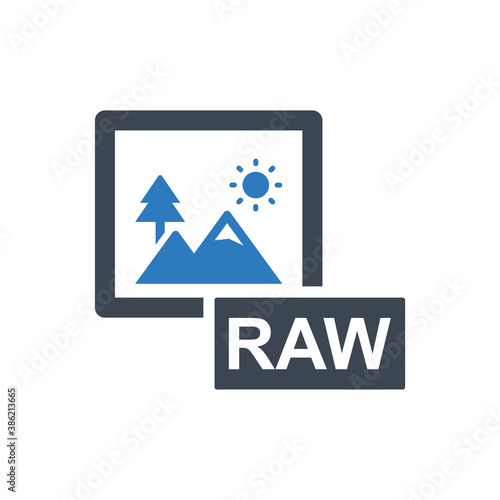 Raw image icon