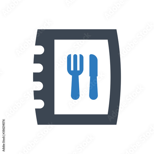 Restaurant menu icon