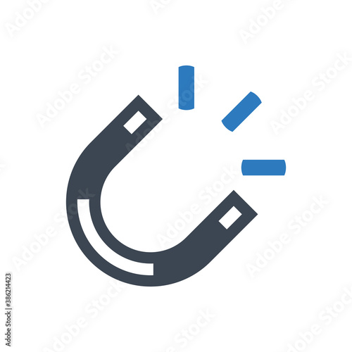 Magnet attraction icon