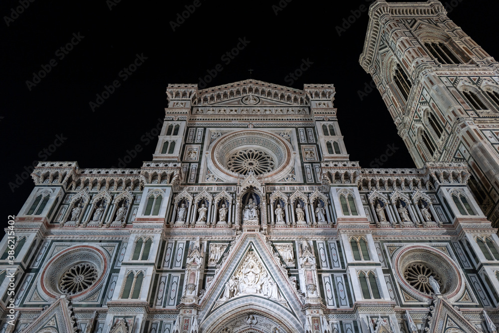 The Santa Maria del Fiore cathedral in Florence