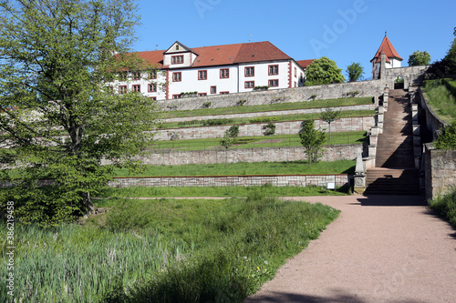 Teilansicht der Burg Wilhelmsburg in Schmalkalden. Schmalkalden Thüringen, Deutschland, Europa  -  
Partial view of Wilhelmsburg Castle in Schmalkalden. Schmalkalden Thuringia, Germany, Europe photo