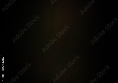 Dark Black vector abstract bokeh pattern.