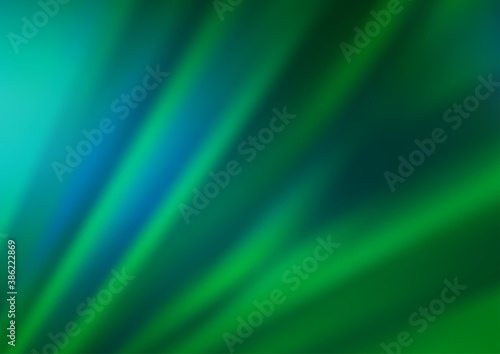 Light Blue, Green vector background with straight lines.