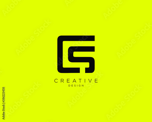 Professional and Minimalist Letter CS Logo Design, Editable in Vector Format
