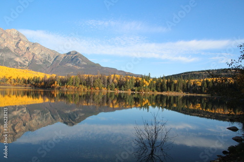 October Morn On Patricia Lake, Jasper National Park, Alberta