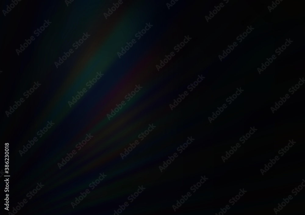 Dark Black vector abstract bright background.