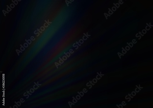 Dark Black vector abstract bright background.