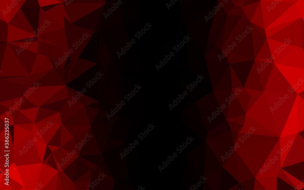 Light Red vector abstract polygonal layout. Light Red vector abstract polygonal layout.