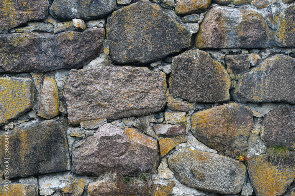 Texture from a large stone. wall texture background