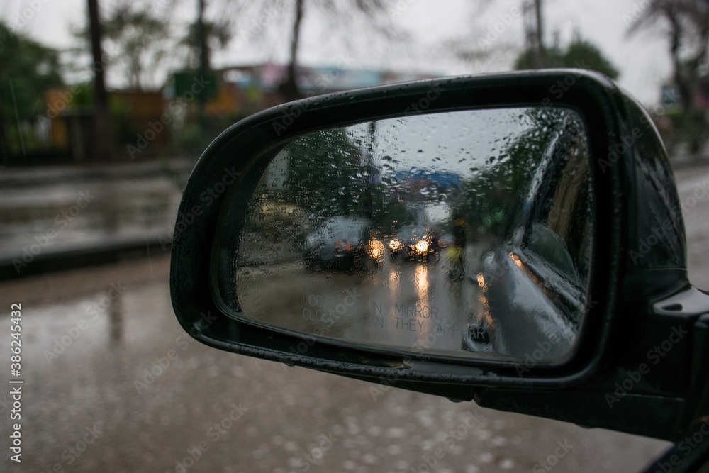 mirror in car