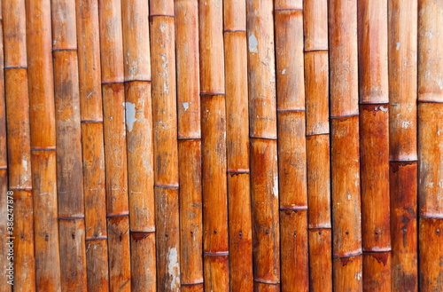 Wooden texture closeup of the bamboo