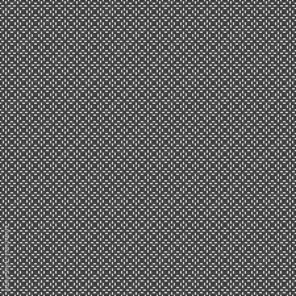 Abstract Cross Pattern Dots Logo generative computational art illustration