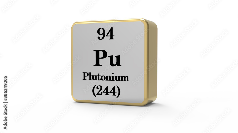 3d Plutonium Element Sign. Stock image. 3d Plutonium Element Sign. Stock image.