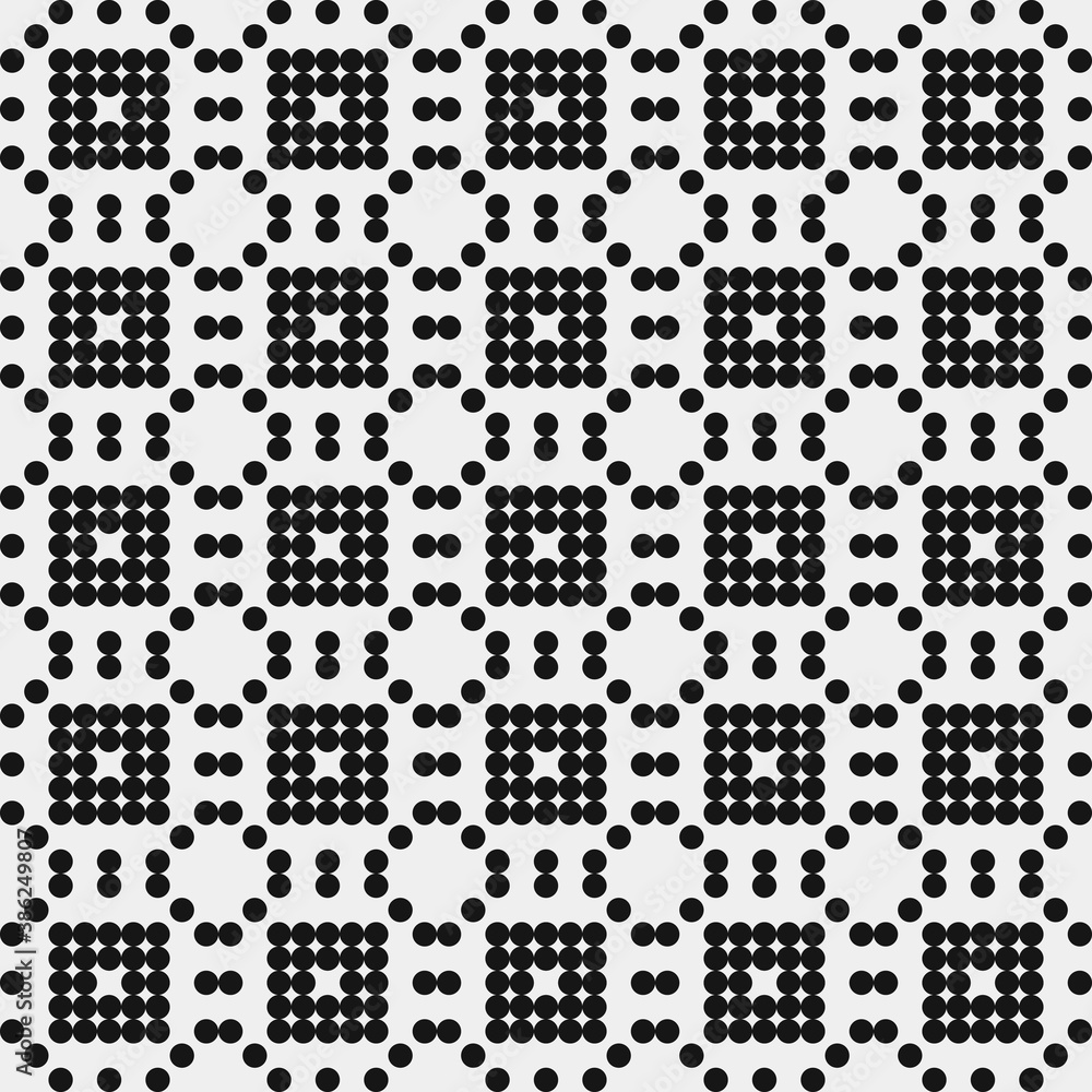 Abstract Cross Pattern Dots Logo generative computational art illustration Abstract Cross Pattern Dots Logo generative computational art illustration